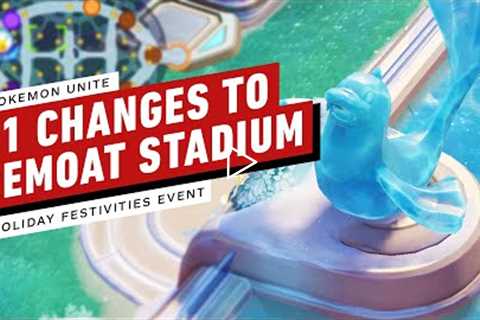Pokemon Unite: 21 Winter Visual Changes to Remoat Stadium
