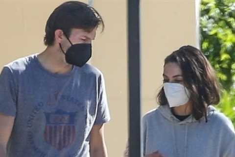 Ashton Kutcher & Mila Kunis are stepping out for a weekend brunch date