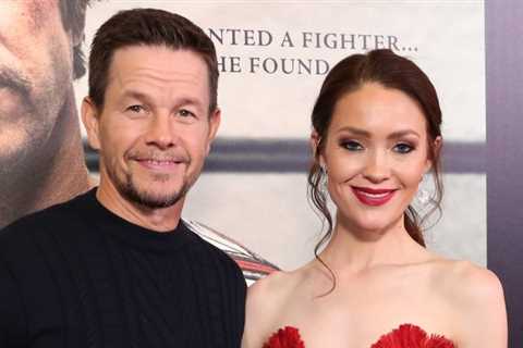 Mark Wahlberg & Rosalind Ross attend a special screening of Father Stu in Boston