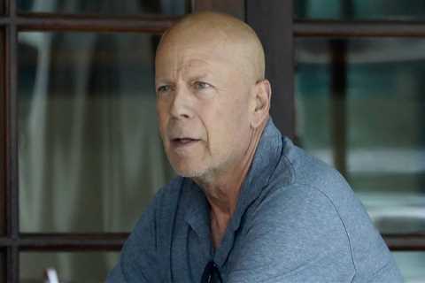 Bruce Willis has been enjoying a rare lunchtime outing since retiring after being diagnosed with..
