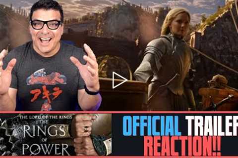 LORD OF THE RINGS: THE RINGS OF POWER - FINAL TRAILER REACTION!!! | Amazon Prime