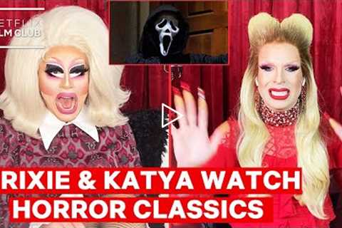 Drag Queens Trixie Mattel & Katya React to Scream & The Witches | I Like to Watch Horror |..