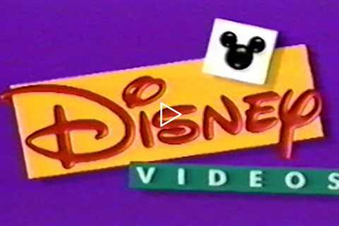 1990s DISNEY VHS, CARTOON VIDEO PREVIEWS