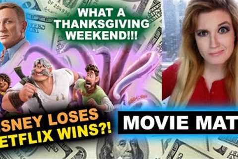 Strange World Box Office, Knives Out Glass Onion - Netflix vs Disney - Thanksgiving 2022