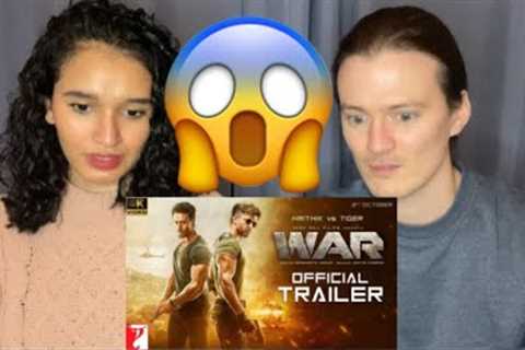 OUR REACTION TO WAR | Official Trailer | Hrithik Roshan, Tiger Shroff, Vaani Kapoor | New MovieYRF