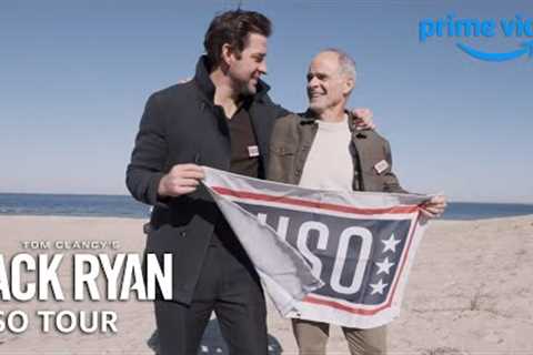 John Krasinski and Michael Kelly USO Tour - Tom Clancy's Jack Ryan | Prime Video