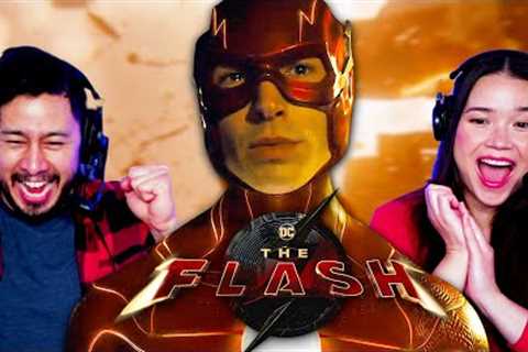 THE FLASH Trailer Reaction! | Ezra Miller, Michael Keaton, Ben Affleck | DC