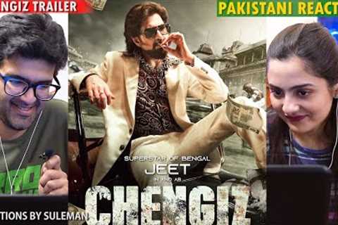 Pakistani Couple Re React To Chengiz Hindi Trailer | Jeet | Susmita | Rohit Roy | Shataf | Neeraj P