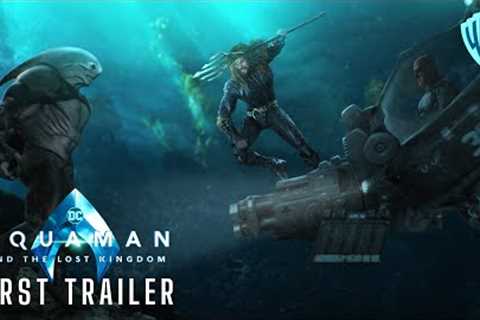 AQUAMAN 2: The Lost Kingdom – First Trailer (2023) Jason Momoa Movie | Warner Bros
