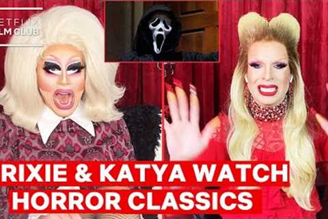 Drag Queens Trixie Mattel & Katya React to Scream & The Witches | I Like to Watch Horror |..