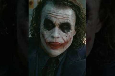 Real Reason Heath Ledger’s Joker Licks His Lips In The Dark Knight #Shorts