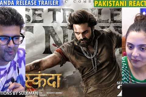 Pakistan Reacts To Skanda Release Trailer | Hindi | Ram Pothineni | Sree Leela | Boyapati S