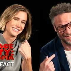 Kristen Wiig, Seth Rogen & Sam Richardson React to Sausage Party: Foodtopia Scenes | Prime Video