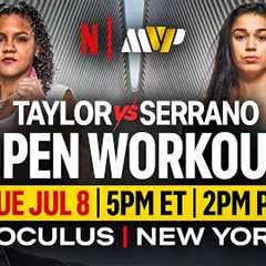OPEN WORKOUT: Katie Taylor vs. Amanda Serrano 3 + Rosado v Vazquez & Soto v Davis Bouts |..