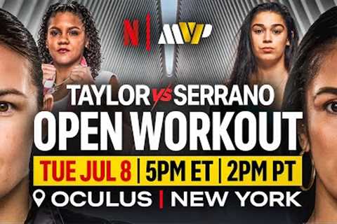 OPEN WORKOUT: Katie Taylor vs. Amanda Serrano 3 + Rosado v Vazquez & Soto v Davis Bouts |..